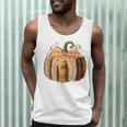 Fall Book Pumpkin Halloween Teacher Librarian Thanksgiving Men Tank Top, novelty gifts, funny gifts