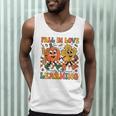 Fall In Love With Learning Thanksgiving Teacher Student Men Tank Top, novelty gifts, funny gifts Fall In Love With Learning Thanksgiving Teacher Student Men Tank Top, novelty gifts, funny gifts