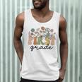 First Grade Teacher Wildflower Back To School Floral Outfits Men Tank Top, novelty gifts, funny gifts