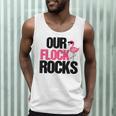 Our Flock Rocks Flamingo Mother's Day Teacher Men Tank Top, novelty gifts, funny gifts Our Flock Rocks Flamingo Mother's Day Teacher Men Tank Top, novelty gifts, funny gifts