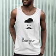 French Teacher Halloween Bonjour Ghost Men Tank Top, novelty gifts, funny gifts