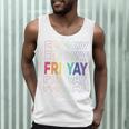 Happy Fri Yay Teacher Friday Saying Men Tank Top, novelty gifts, funny gifts Happy Fri Yay Teacher Friday Saying Men Tank Top, novelty gifts, funny gifts
