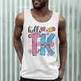 Hello TK Transitional Kindergarten Back To School Teacher Men Tank Top, novelty gifts, funny gifts Hello TK Transitional Kindergarten Back To School Teacher Men Tank Top, novelty gifts, funny gifts