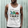 It's Fine We'Re Fine Gnome Pre-K Teacher Christmas Light For Men Women Men Tank Top, novelty gifts, funny gifts