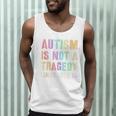 Kids AUTISM IS NOT A TRAGEDY IGNORANCE IS Proud Teacher Crew Men Tank Top, novelty gifts, funny gifts