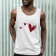 Kindergarten Has My Heart Buffalo Print Teacher Valentine Men Tank Top, novelty gifts, funny gifts