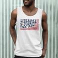 Literacy Justice For All Teacher Men Tank Top, novelty gifts, funny gifts
