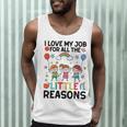 Love Job For Little Reasons Daycare Teacher Graphic Men Tank Top, novelty gifts, funny gifts
