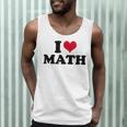 I Love Math Teacher Men Tank Top, novelty gifts, funny gifts I Love Math Teacher Men Tank Top, novelty gifts, funny gifts