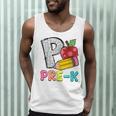 P Is For Pre-K Teacher Pencil Apple Back To School Men Tank Top, novelty gifts, funny gifts P Is For Pre-K Teacher Pencil Apple Back To School Men Tank Top, novelty gifts, funny gifts