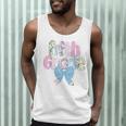 Preppy Fifth Grade Teacher Blue Floral Coquette Pencil Bow Men Tank Top, novelty gifts, funny gifts Preppy Fifth Grade Teacher Blue Floral Coquette Pencil Bow Men Tank Top, novelty gifts, funny gifts