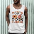 Retro Fall In Love With Learning Autumn Pumpkin Teacher Men Tank Top, novelty gifts, funny gifts Retro Fall In Love With Learning Autumn Pumpkin Teacher Men Tank Top, novelty gifts, funny gifts
