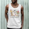 Silly Goose Spooky Teacher Halloween Cute Goosebumps Men Tank Top, novelty gifts, funny gifts