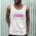 TEACH Inspirational Teacher Comfortable & Stylish T-Shirt Men Tank Top, novelty gifts, funny gifts