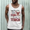 Teachers Oh What Fun It Is To Teach Cute Red Plaid Reindeer Men Tank Top, novelty gifts, funny gifts Teachers Oh What Fun It Is To Teach Cute Red Plaid Reindeer Men Tank Top, novelty gifts, funny gifts