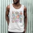 The Tired Teachers Department Retro Groovy Back To School Men Tank Top, novelty gifts, funny gifts The Tired Teachers Department Retro Groovy Back To School Men Tank Top, novelty gifts, funny gifts
