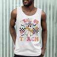 Trick Or Teach Groovy Teacher Halloween Retro Floral Ghost Men Tank Top, novelty gifts, funny gifts Trick Or Teach Groovy Teacher Halloween Retro Floral Ghost Men Tank Top, novelty gifts, funny gifts