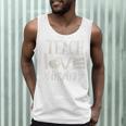 Vintage Teach Love Inspire Red For Ed Teacher Supporter Men Women Girls Kids Men Tank Top, novelty gifts, funny gifts