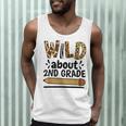 Wild About 2Nd Grade School Grade Teacher Men Tank Top, novelty gifts, funny gifts