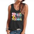 100 Days Of School Preppy 100th Day Of School Teachers Girls Flowy Tank, trending gift