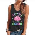 Back To School Kiss Your Brain Cute Teacher Appreciation Flowy Tank, trending gift