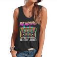 Back To School Retro Reading Is My Jam 80s Teacher Boombox Flowy Tank, trending gift Back To School Retro Reading Is My Jam 80s Teacher Boombox Flowy Tank, trending gift