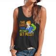 Beauty Teacher Take Chances Make Mistakes Get Messy Flowy Tank, trending gift