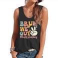 Bruh We Out Teacher Retro Last Day Of School Boys Girls Kids Flowy Tank, trending gift