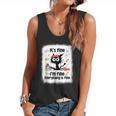 Cat It's Fine I'm Fine Everything Is Fine Teacher Life Flowy Tank, trending gift Cat It's Fine I'm Fine Everything Is Fine Teacher Life Flowy Tank, trending gift