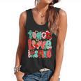 Christmas Coquette Bow Teacher Teach Love Inspire Flowy Tank, trending gift