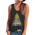 Christmas Tree Made Of Crayons School Teacher Life Student Flowy Tank, trending gift