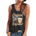 Coffee Teach Repeat Teacher Flowy Tank, trending gift Coffee Teach Repeat Teacher Flowy Tank, trending gift