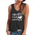 Coffee Teach Repeat Women's Misses Plus Size Teacher Flowy Tank, trending gift