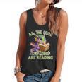 All The Cool Dragons Are Reading Dragon Teacher Flowy Tank, trending gift