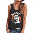 Cute Ghost Book Reading Books Lover Retro Halloween Teacher Flowy Tank, trending gift