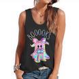 Cute Ghost Book Reading Halloween Teacher Top Girls Women Flowy Tank, trending gift