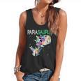 Dino Para Professional Teacher Collection T-Rex Dinosaur Paraeducator Assistant Teacher Flowy Tank, trending gift