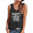 Dinosaurs Didn't Learn Art Artist Teacher Typography Flowy Tank, trending gift Dinosaurs Didn't Learn Art Artist Teacher Typography Flowy Tank, trending gift