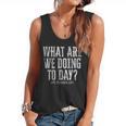 What Are We Doing Today PE Teacher Life Funny Men Women Kids Flowy Tank, trending gift