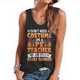 I Don't Need a Costume I'm a Pe Teacher Retro Halloween Flowy Tank, trending gift