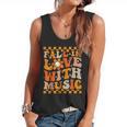 Fall In Love With Music Groovy Thanksgiving Music Teacher Men Women Girls Kids Flowy Tank, trending gift Fall In Love With Music Groovy Thanksgiving Music Teacher Men Women Girls Kids Flowy Tank, trending gift