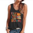 Fall In Love With Reading Autumn Thanksgiving Shirt Teacher Flowy Tank, trending gift Fall In Love With Reading Autumn Thanksgiving Shirt Teacher Flowy Tank, trending gift