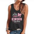 First Day Of School Teacher Girl Coquette Hello Kindergarten Flowy Tank, trending gift