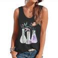 Flowers Test Tube Chemistry Student Science Teacher Women Flowy Tank, trending gift Flowers Test Tube Chemistry Student Science Teacher Women Flowy Tank, trending gift