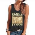 Geography Teacher Easily Distracted By Maps Flowy Tank, trending gift Geography Teacher Easily Distracted By Maps Flowy Tank, trending gift