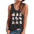 Ghost Book Reading Halloween Books Lover Teacher Kids Flowy Tank, trending gift