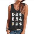 Ghost Reading Books Spooky Librarian Teacher Women Flowy Tank, trending gift Ghost Reading Books Spooky Librarian Teacher Women Flowy Tank, trending gift