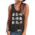 Ghost Reading Teacher Halloween Librarian Book Lover School Flowy Tank, trending gift