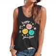Groovy Happy To See Your Face Teacher School Appreciation Flowy Tank, trending gift