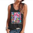 Groovy Teacher Cute Coquette Bow Flower Retro Back To School Flowy Tank, trending gift Groovy Teacher Cute Coquette Bow Flower Retro Back To School Flowy Tank, trending gift